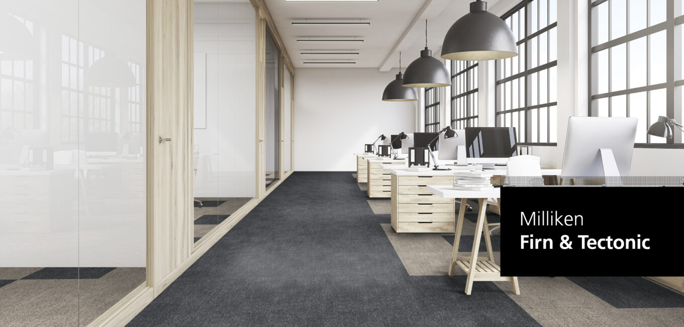 Milliken Firn & Tectonic – Design, durabilité et confort acoustique réunis