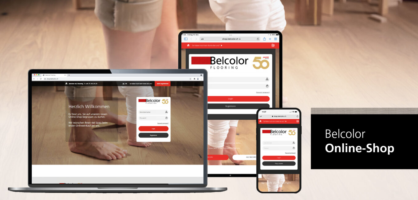 Rapide, simple, numérique! – la nouvelle boutique en ligne de Belcolor pour nos revendeurs!