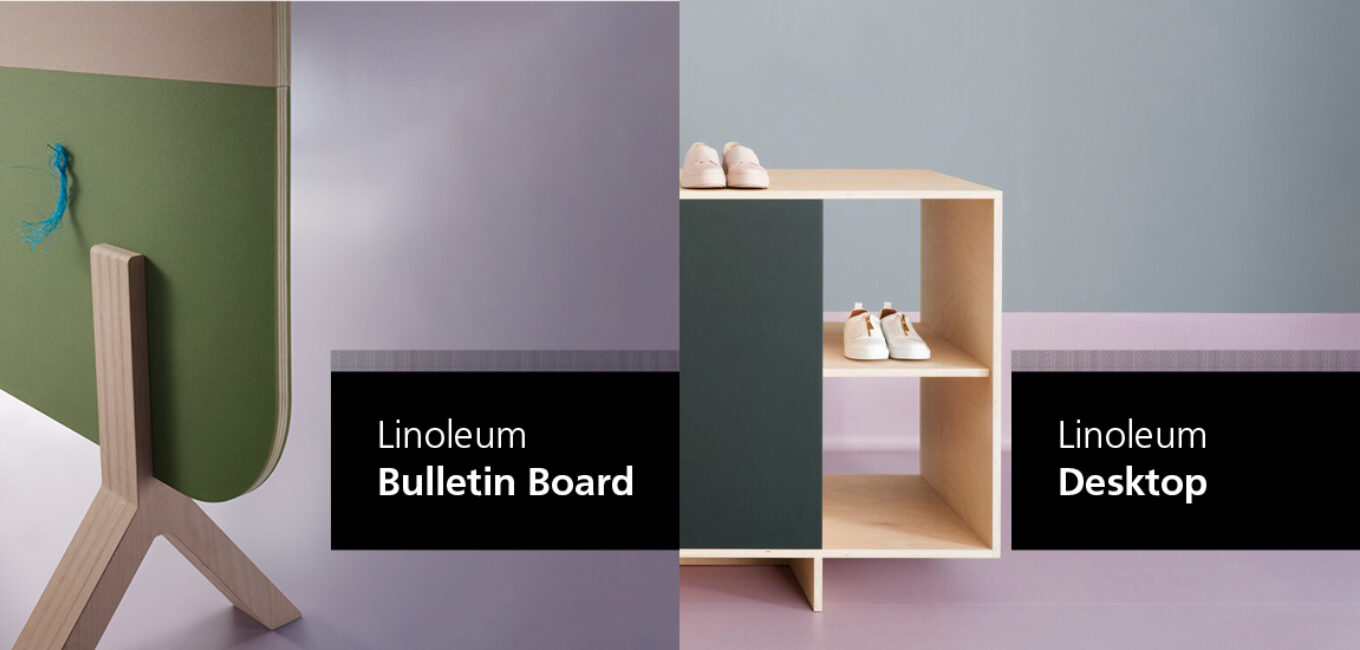 Linoléum de surface – un revêtement élégamment coloré qui offre des applications pratiques