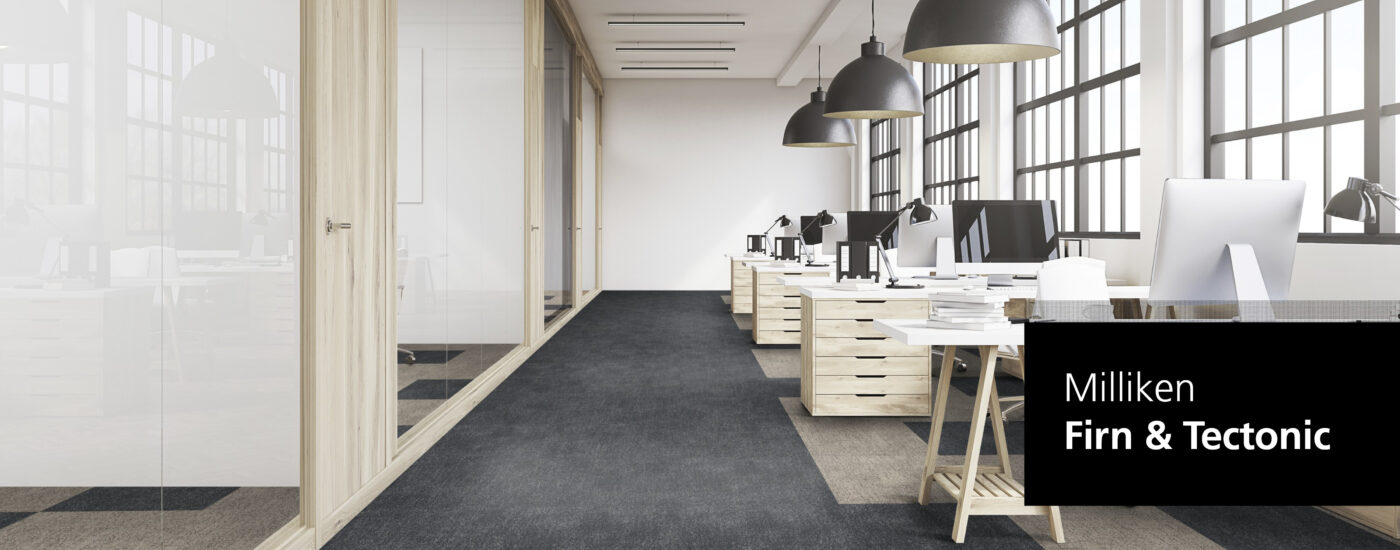 Milliken Firn & Tectonic – Design, durabilité et confort acoustique réunis
